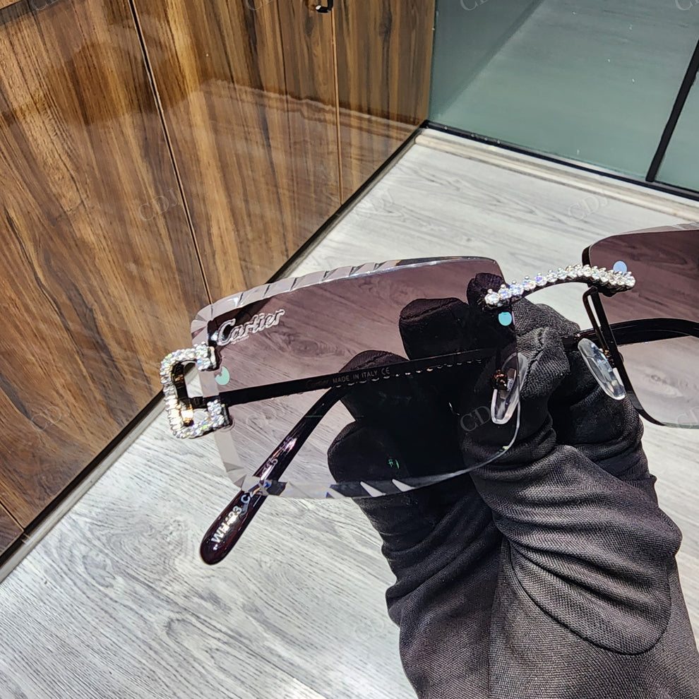 Custom Diamond Glasses