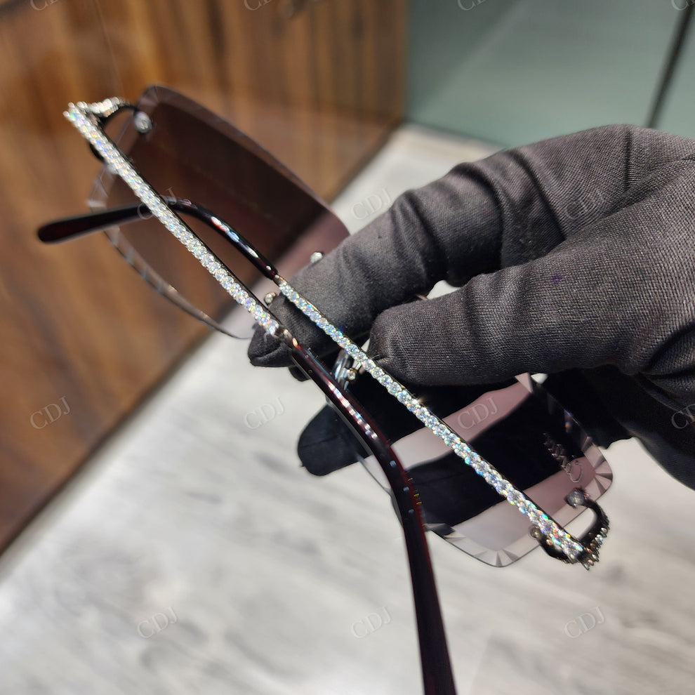 Custom Diamond Glasses