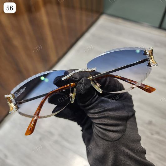 Custom Diamond Glasses