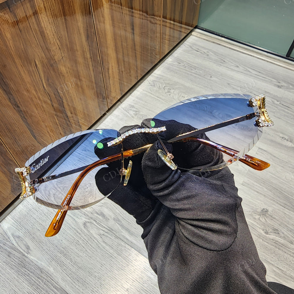 Custom Diamond Glasses