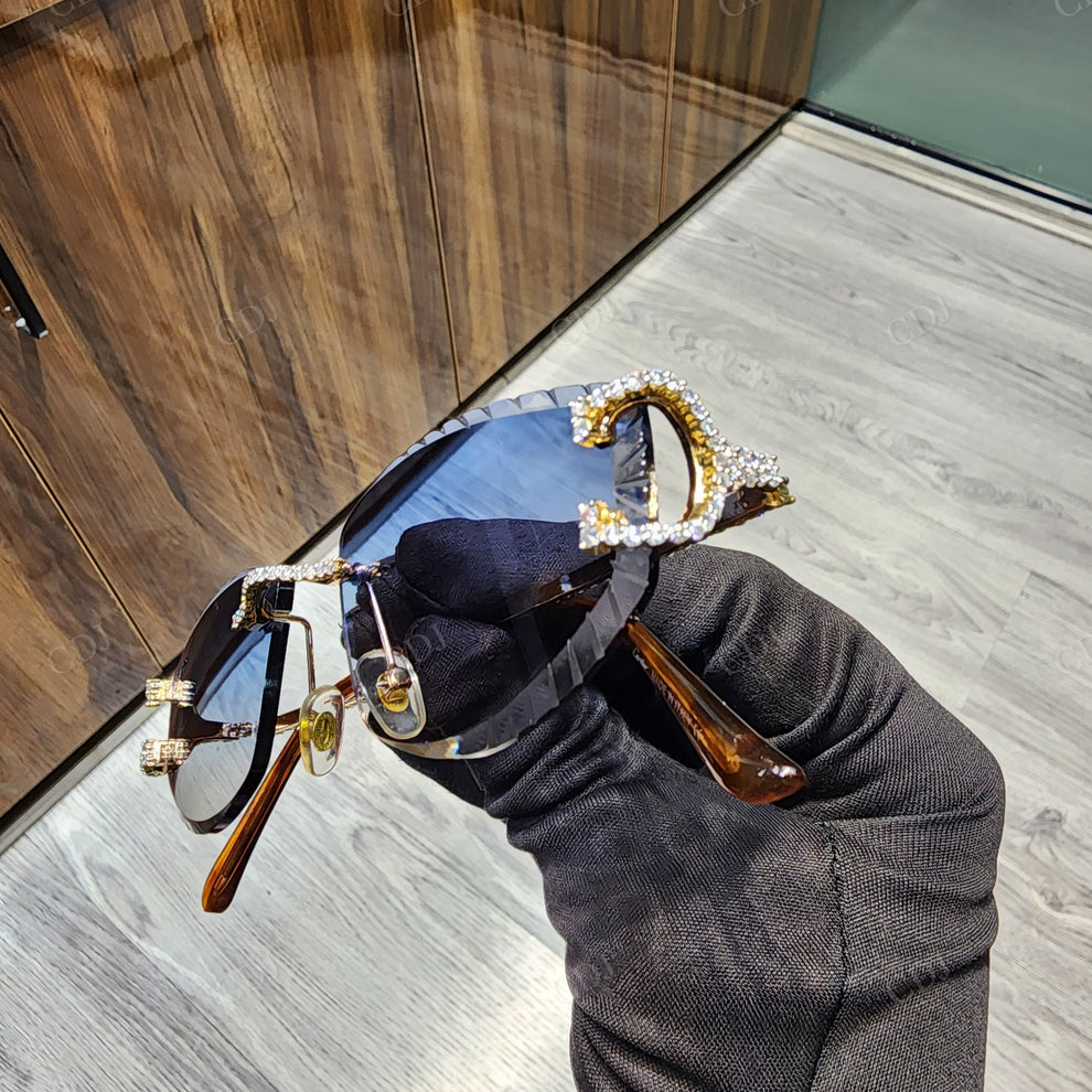 Custom Diamond Glasses
