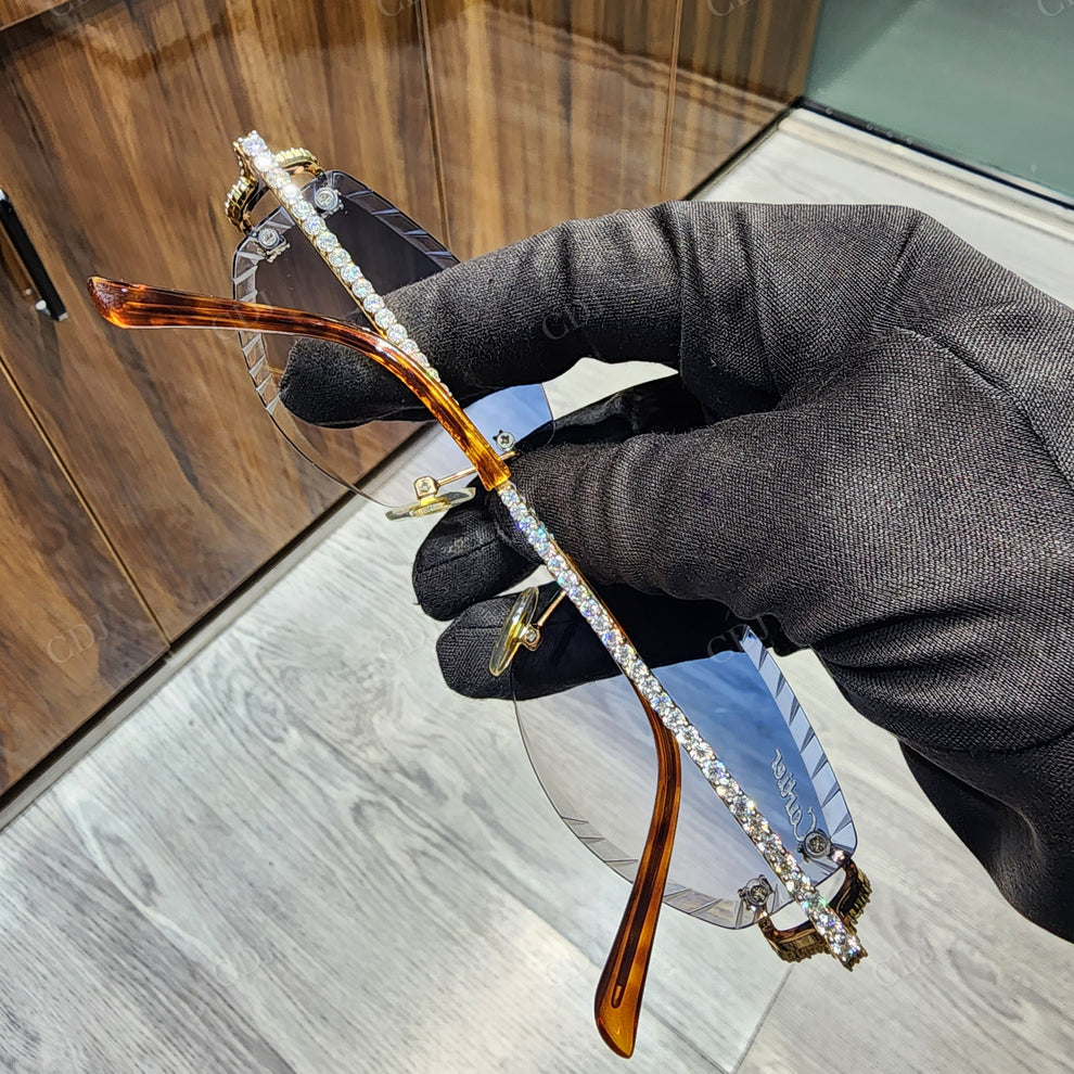 Custom Diamond Glasses
