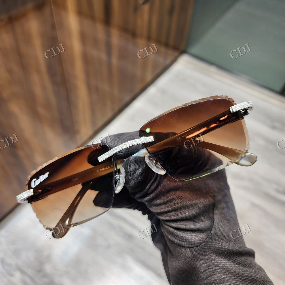 Custom Diamond Glasses