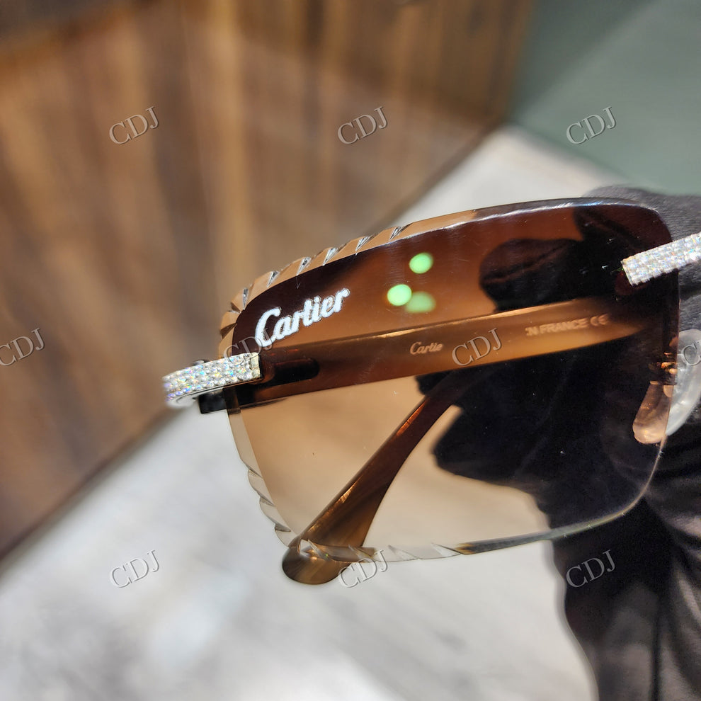 Custom Diamond Glasses