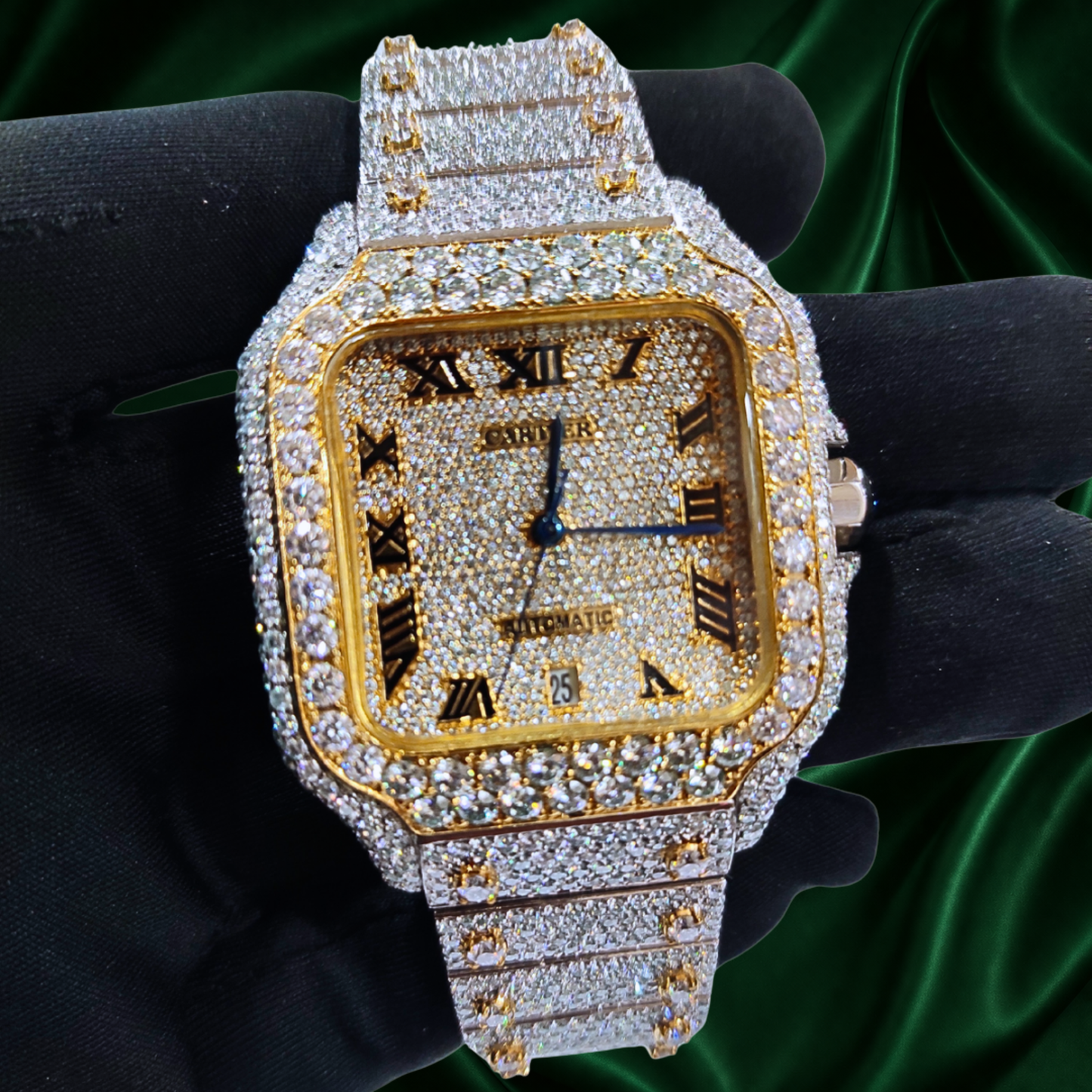 Cartier Customized Diamond Watch