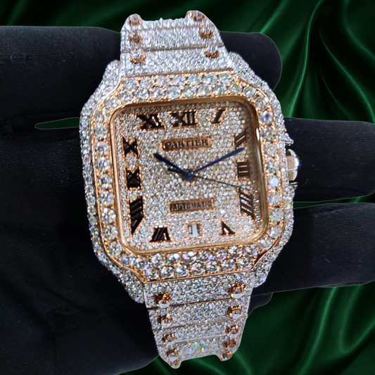 Cartier Customized Diamond Watch