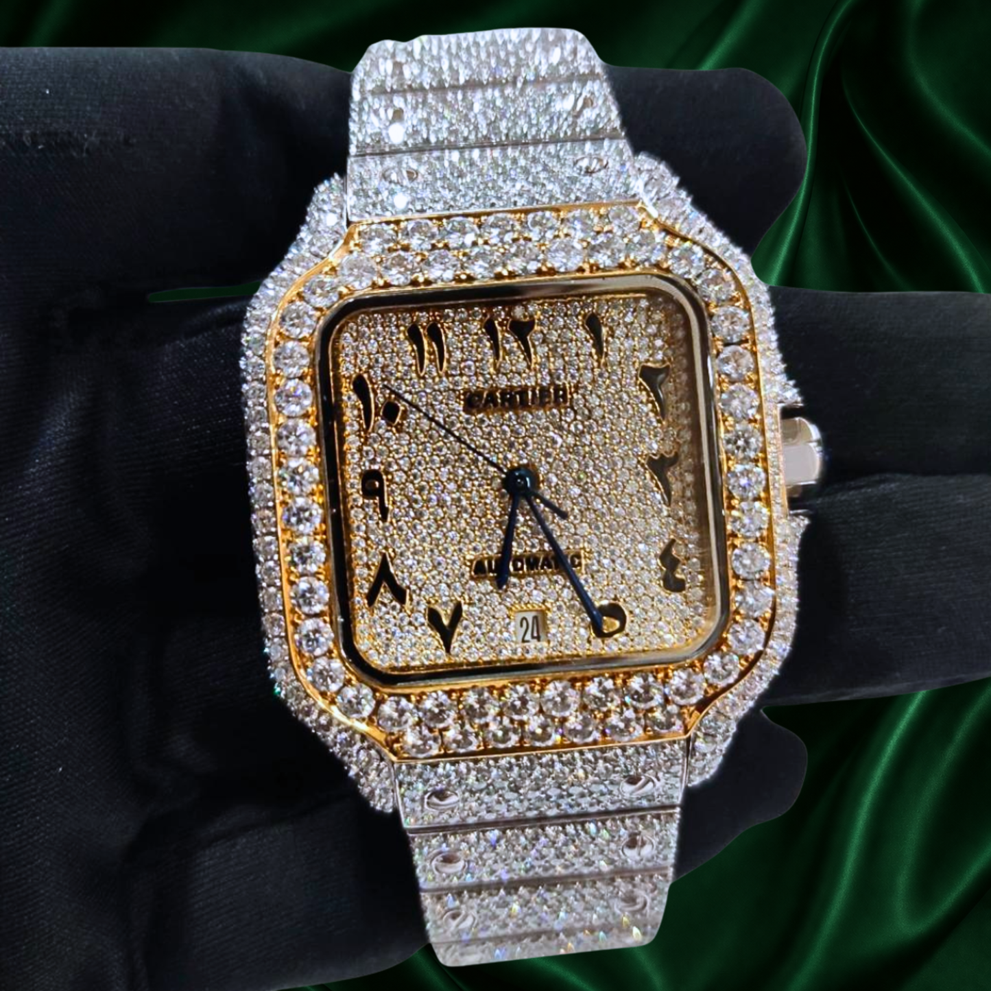 Cartier Customized Diamond Watch