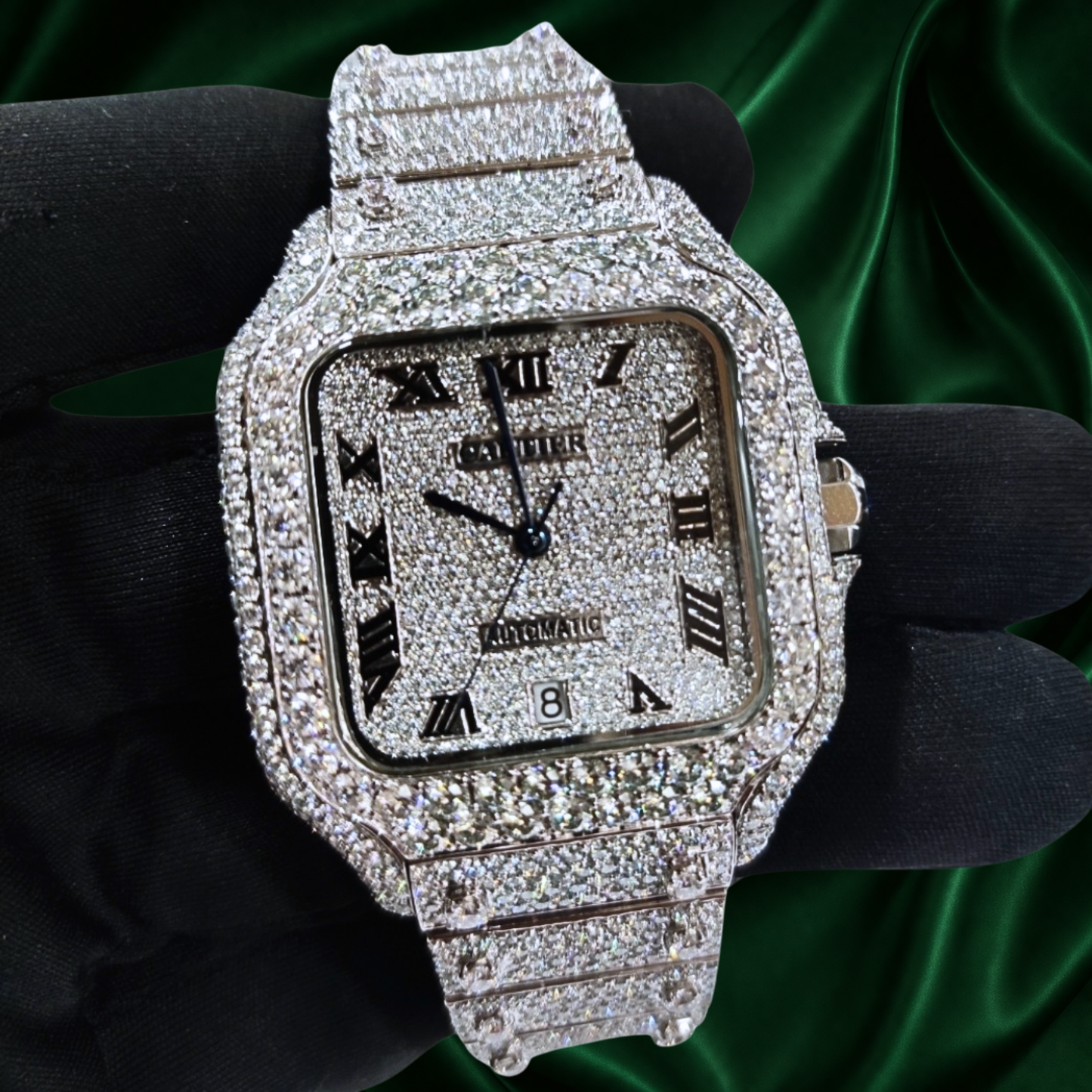 Cartier Customized Diamond Watch