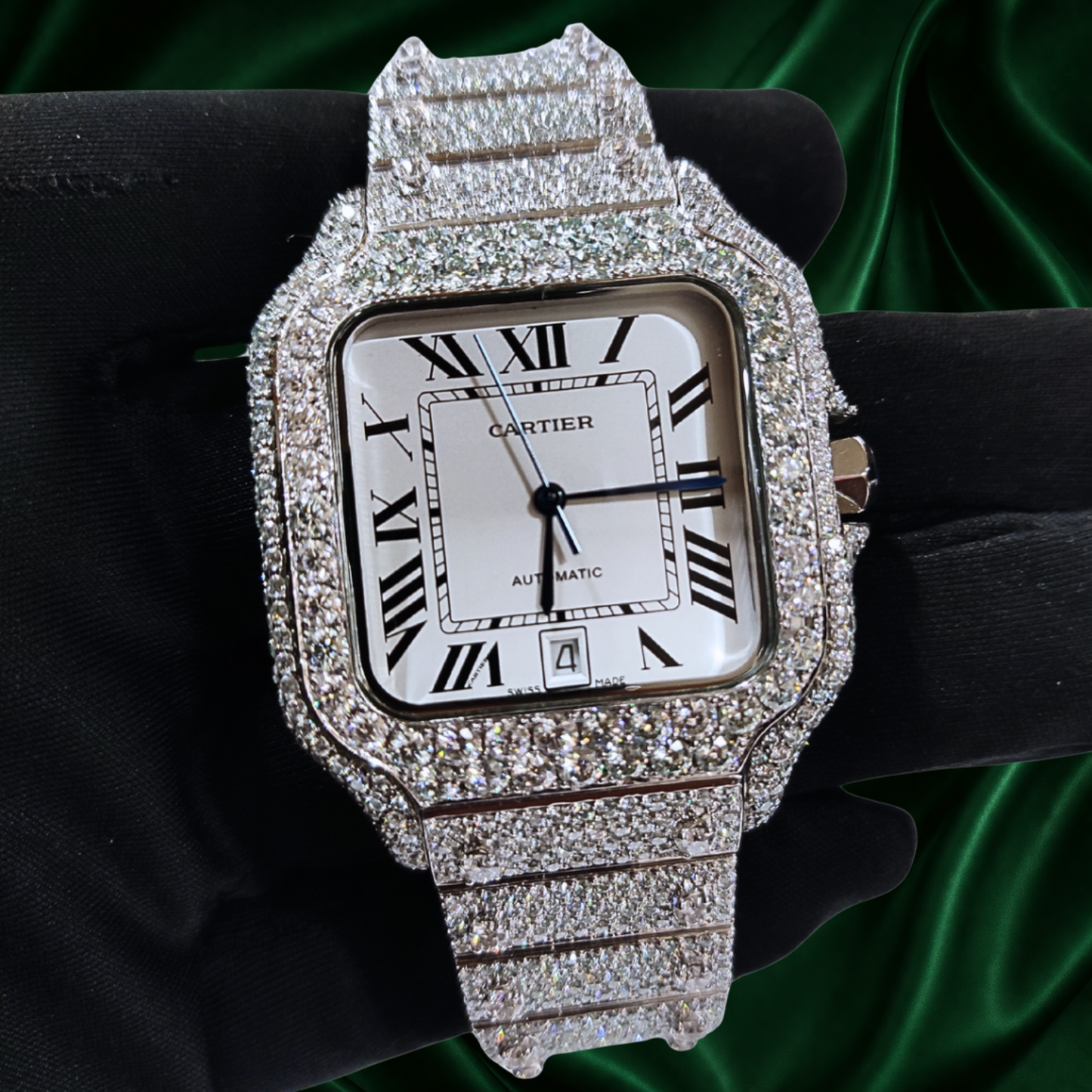 Cartier Customized Diamond Watch