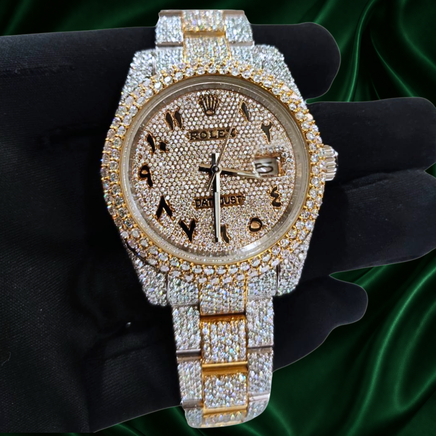 Rolex Customized Diamond Watch