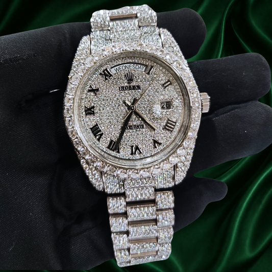 Rolex Customized Diamond Watch