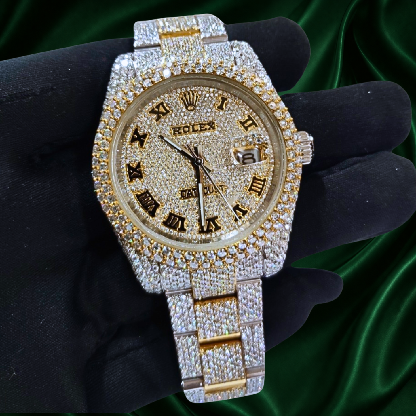 Rolex Customized Diamond Watch