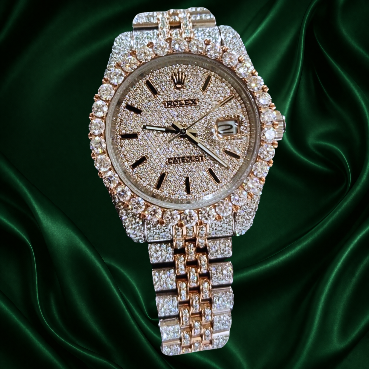 Rolex Customized Diamond Watch