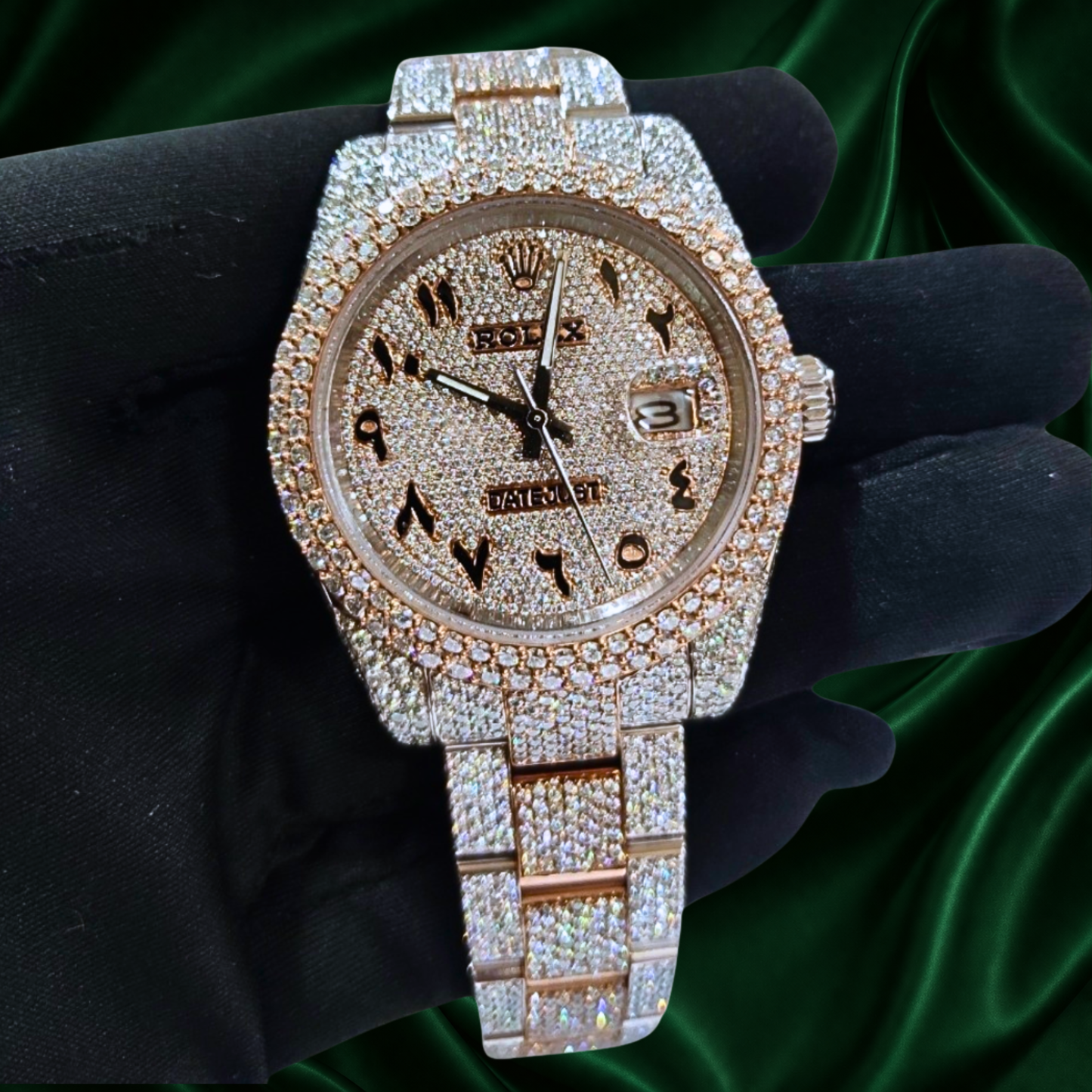 Rolex Customized Diamond Watch