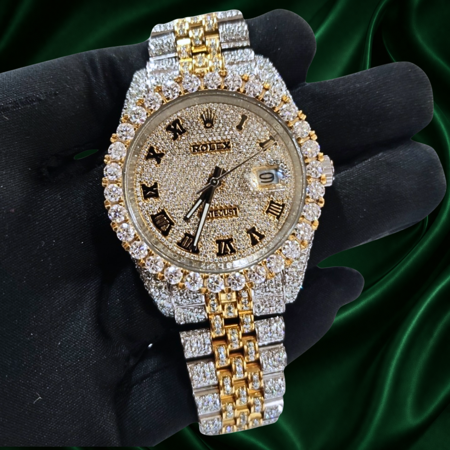 Rolex Customized Diamond Watch