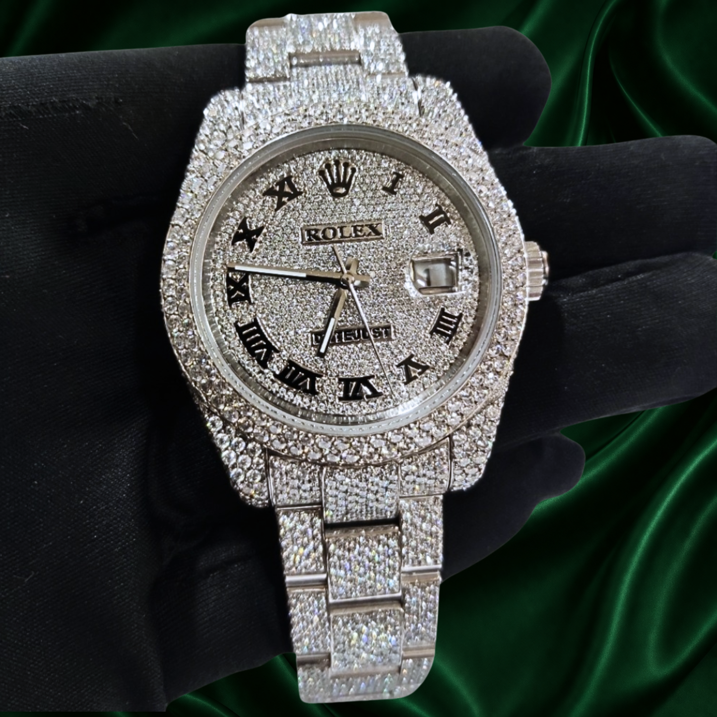 Rolex Customized Diamond Watch