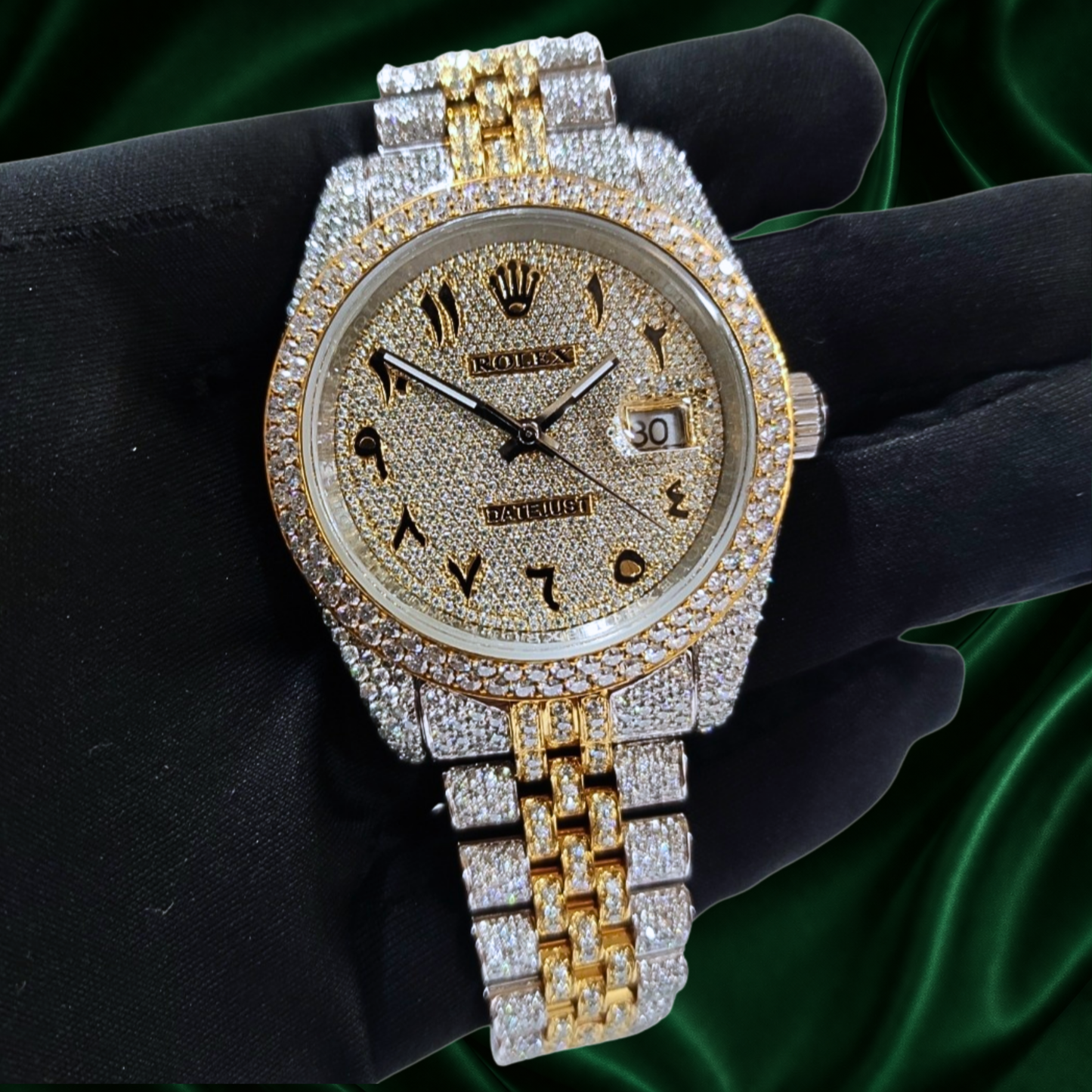 Rolex Customized Diamond Watch