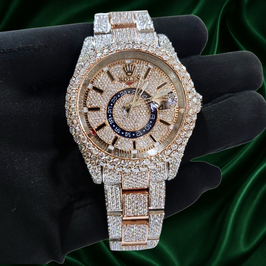 Rolex Customized Diamond Watch